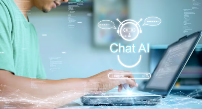 AI Chat Widget Mockup