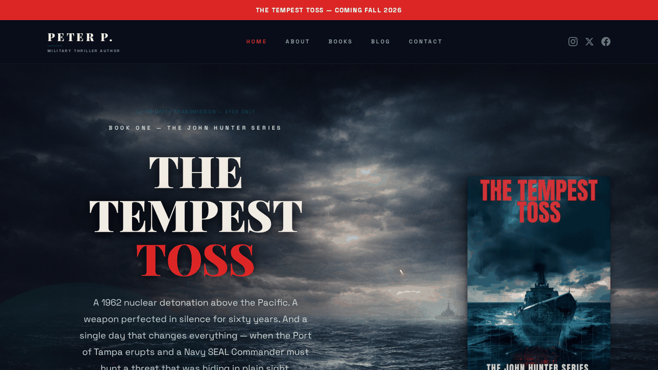 Peter Parsonson Books website screenshot