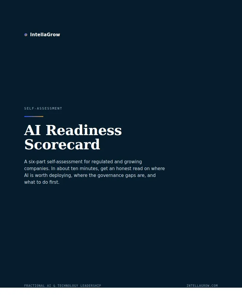The AI Readiness Scorecard cover